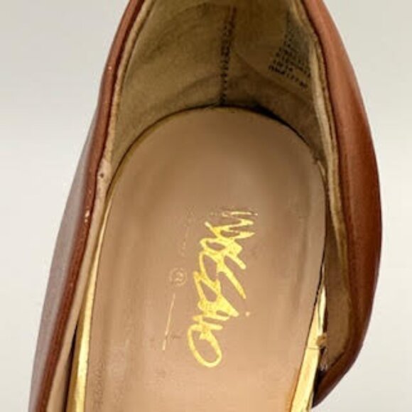 Qupid Pointed Toe Stiletto Heels Brown Faux Leather Women’s Size 7 - Picture 11 of 14